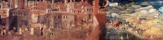 AMBROGIO LORENZETTI |"O bom e o mau governo da cidade" (1337/40).