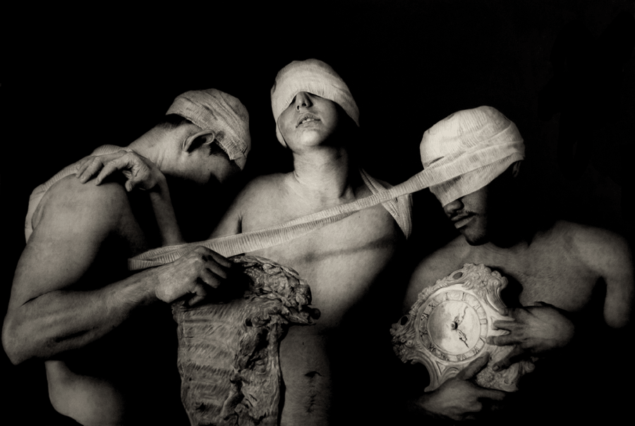 CARLOS GOMEZ MOJICA, “The Perpetual Fashion of Skin”, 2014 | carão sobre placa (48 x 71 inches)