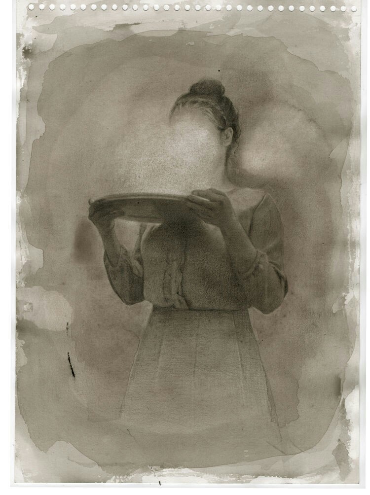 JOHN BARRIOS, nanquim sobre papel