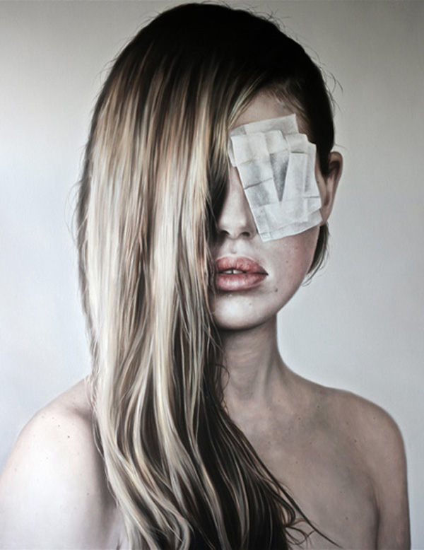 MATT DOUST, "If I cannot see, can you see me?" | óleo sobre tela (183 x 153 cm), 2012