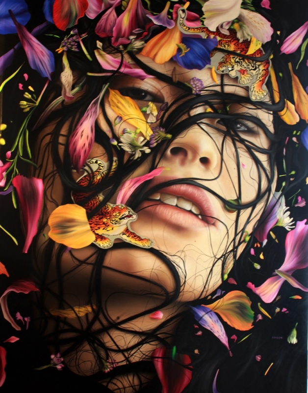 PATRICK RIGON, "Aquário Chinês", 2018 | óleo sobre tela (155x115cm)