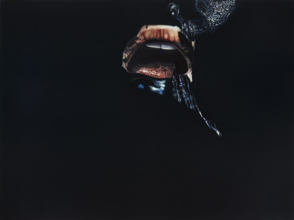 ANA TERESA FERNANDEZ, "Erasure performance documentation", 2016 | óleo sobre tela (182.9 X 248.9 cm)